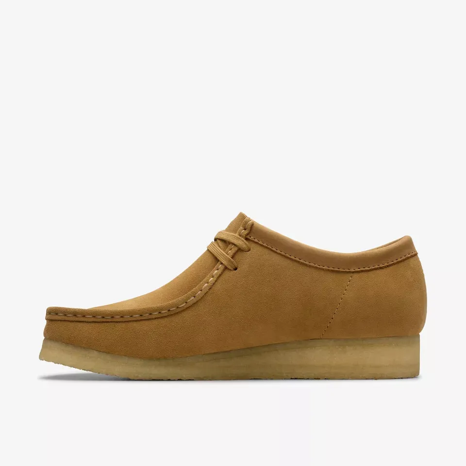 Clarks Mens Wallabee Mid Tan Suede 26180198