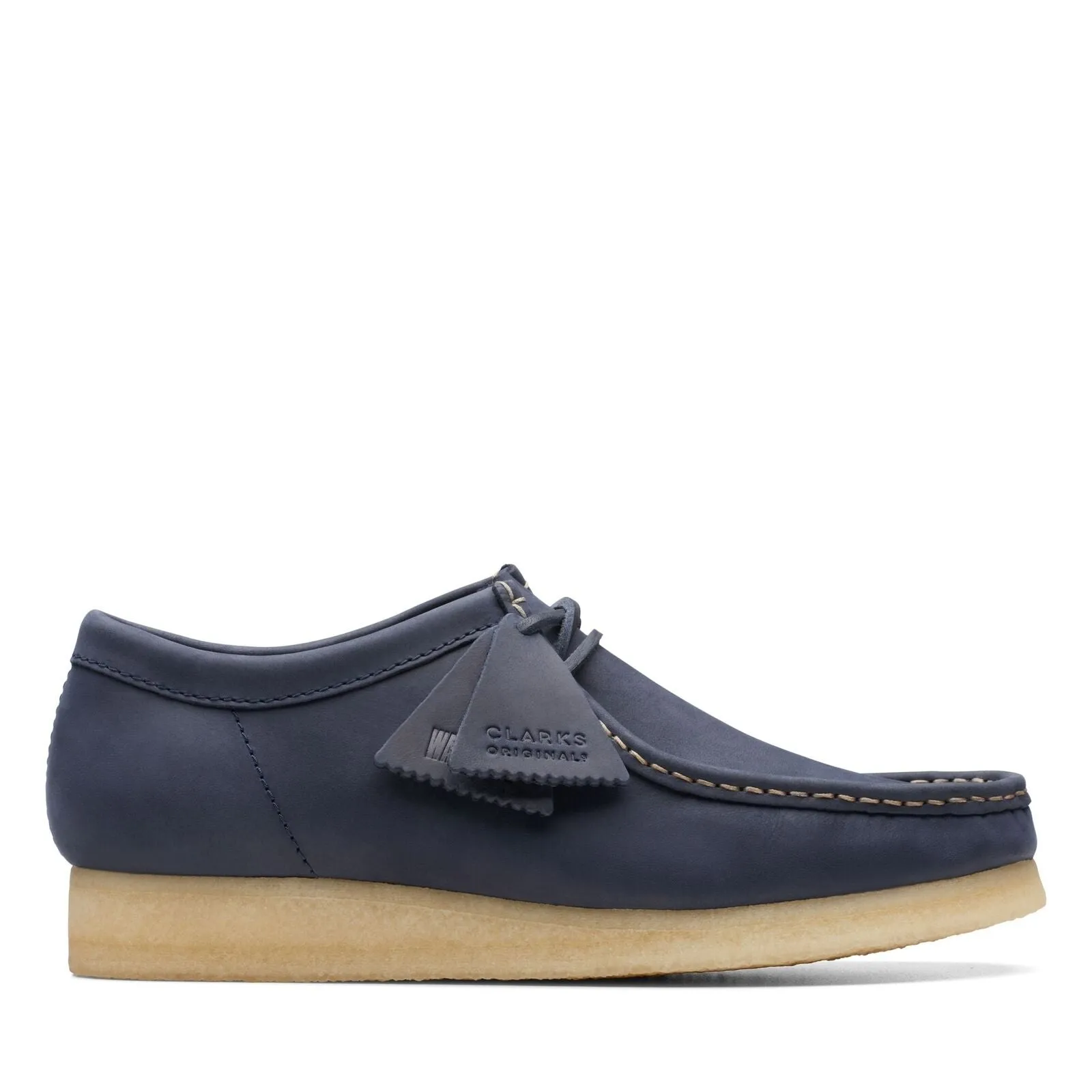 Clarks Men's Wallabee Navy Leather 26174515