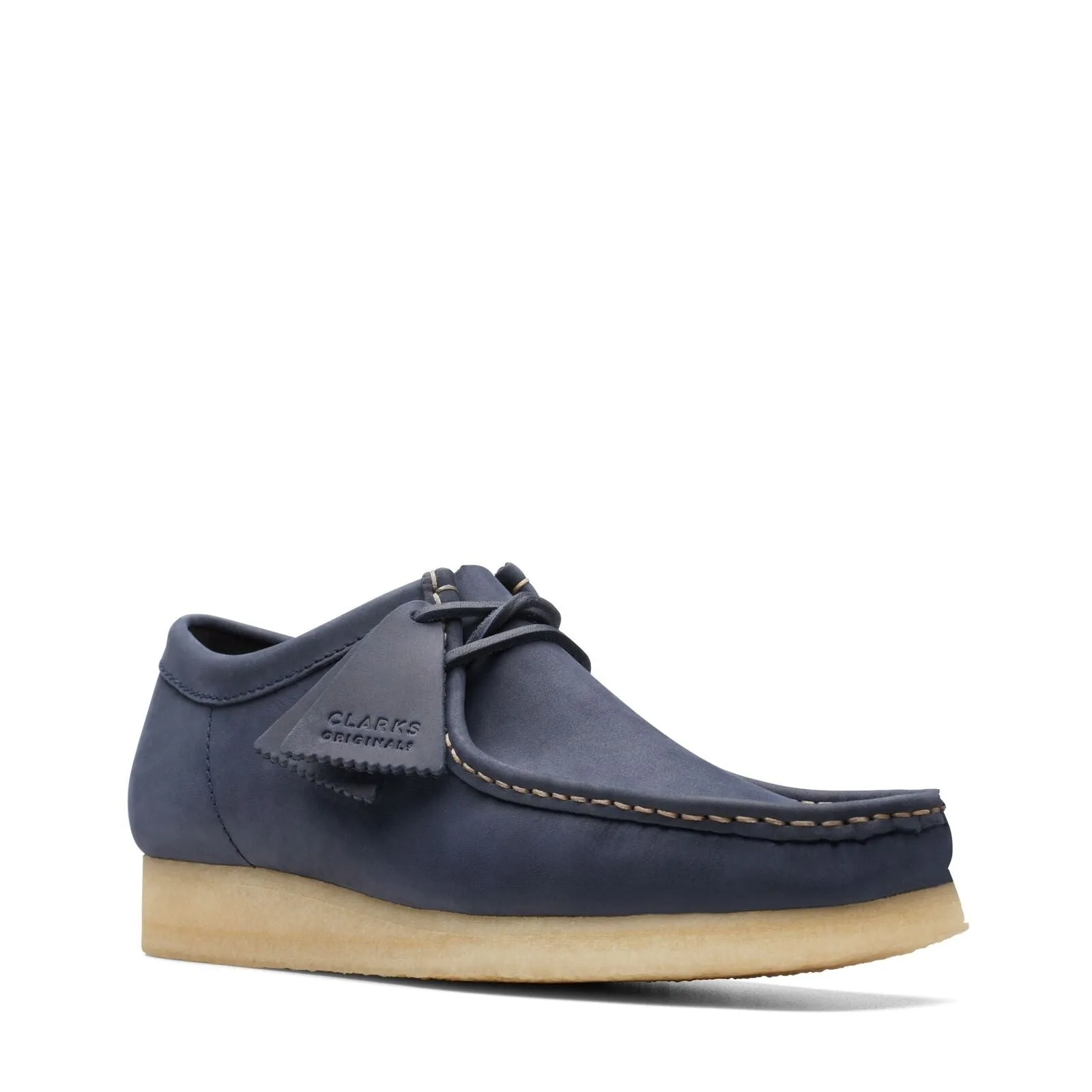 Clarks Men's Wallabee Navy Leather 26174515
