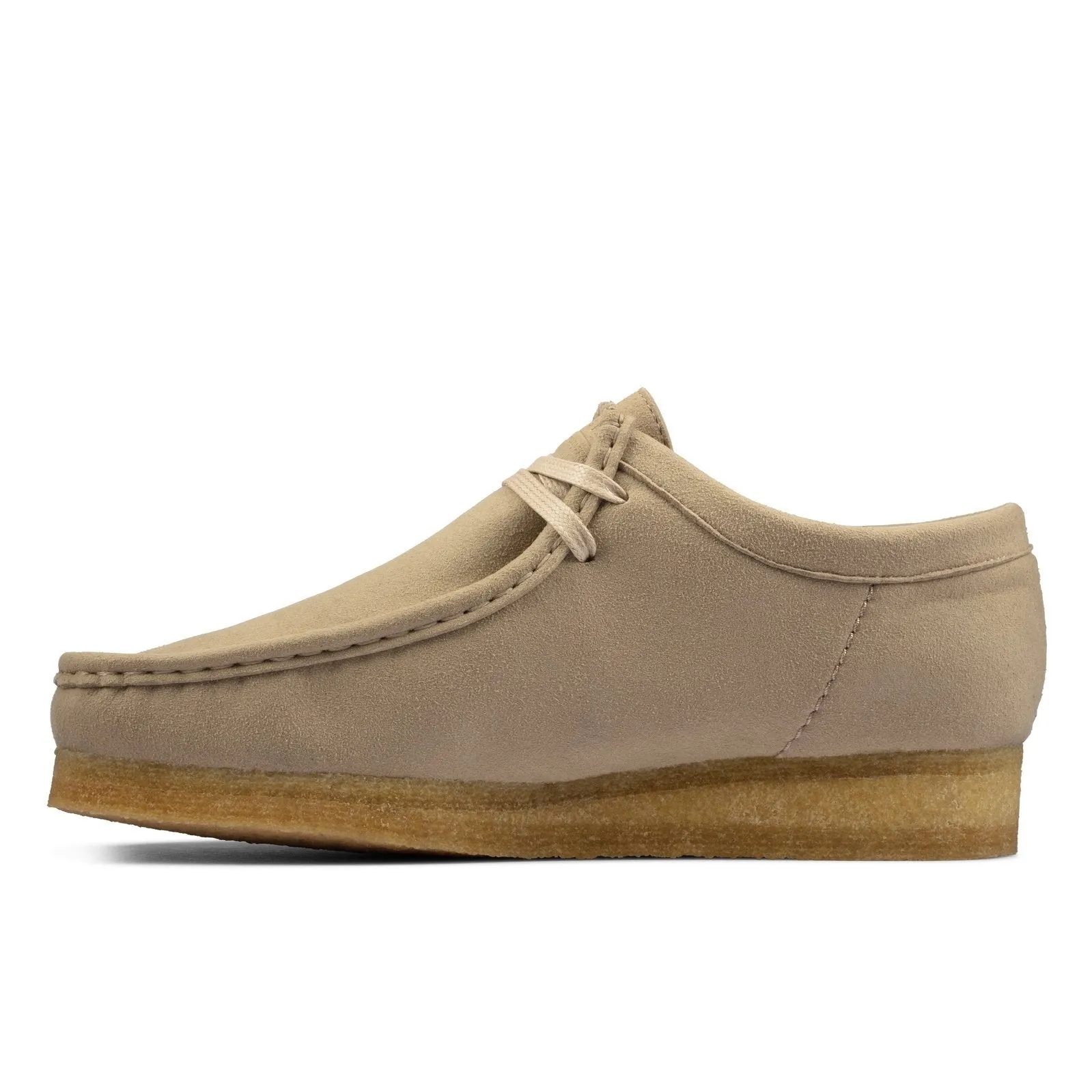 Clarks Mens Wallabee Sand Vegan