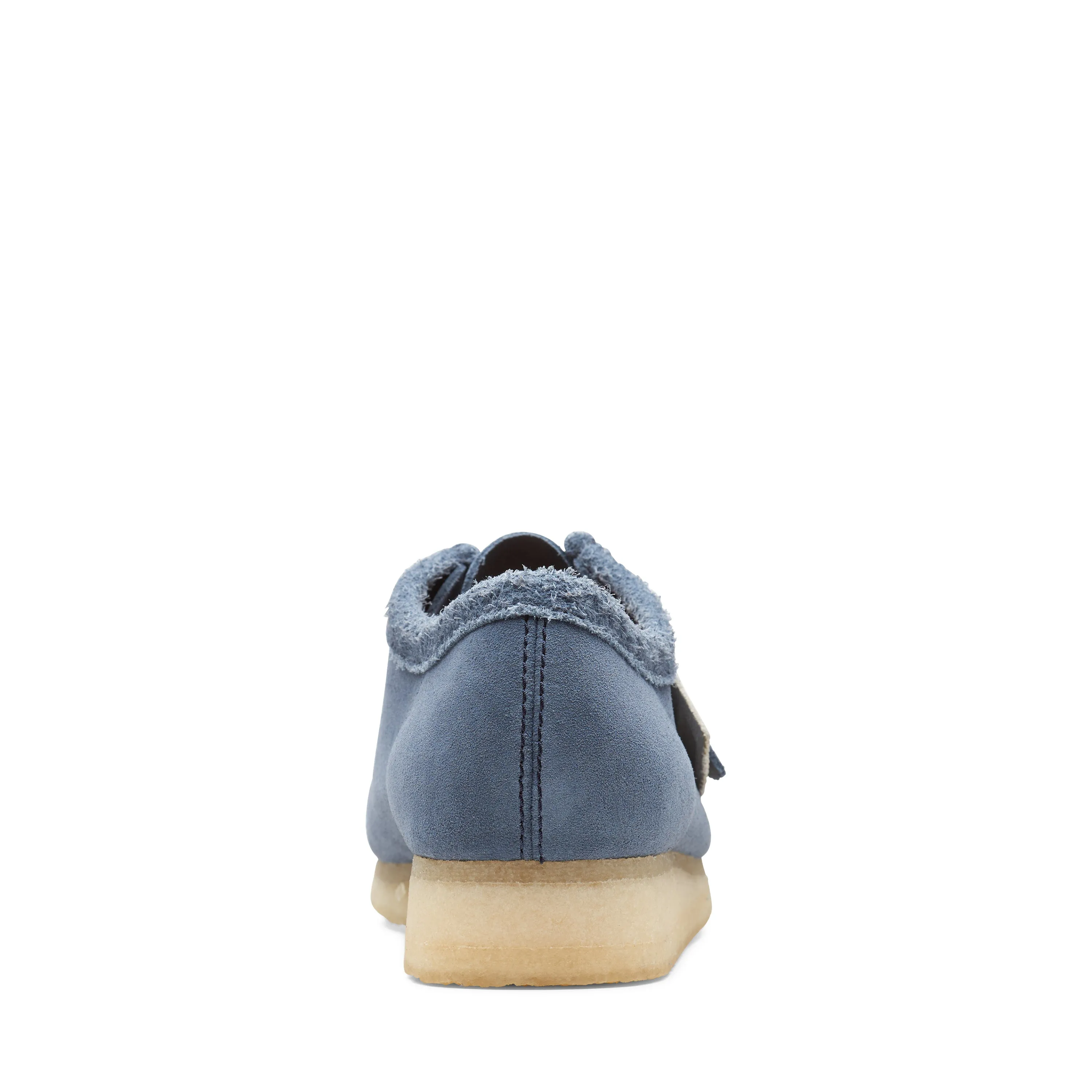 Clarks Mens Wallabee Shoes Blue Suede