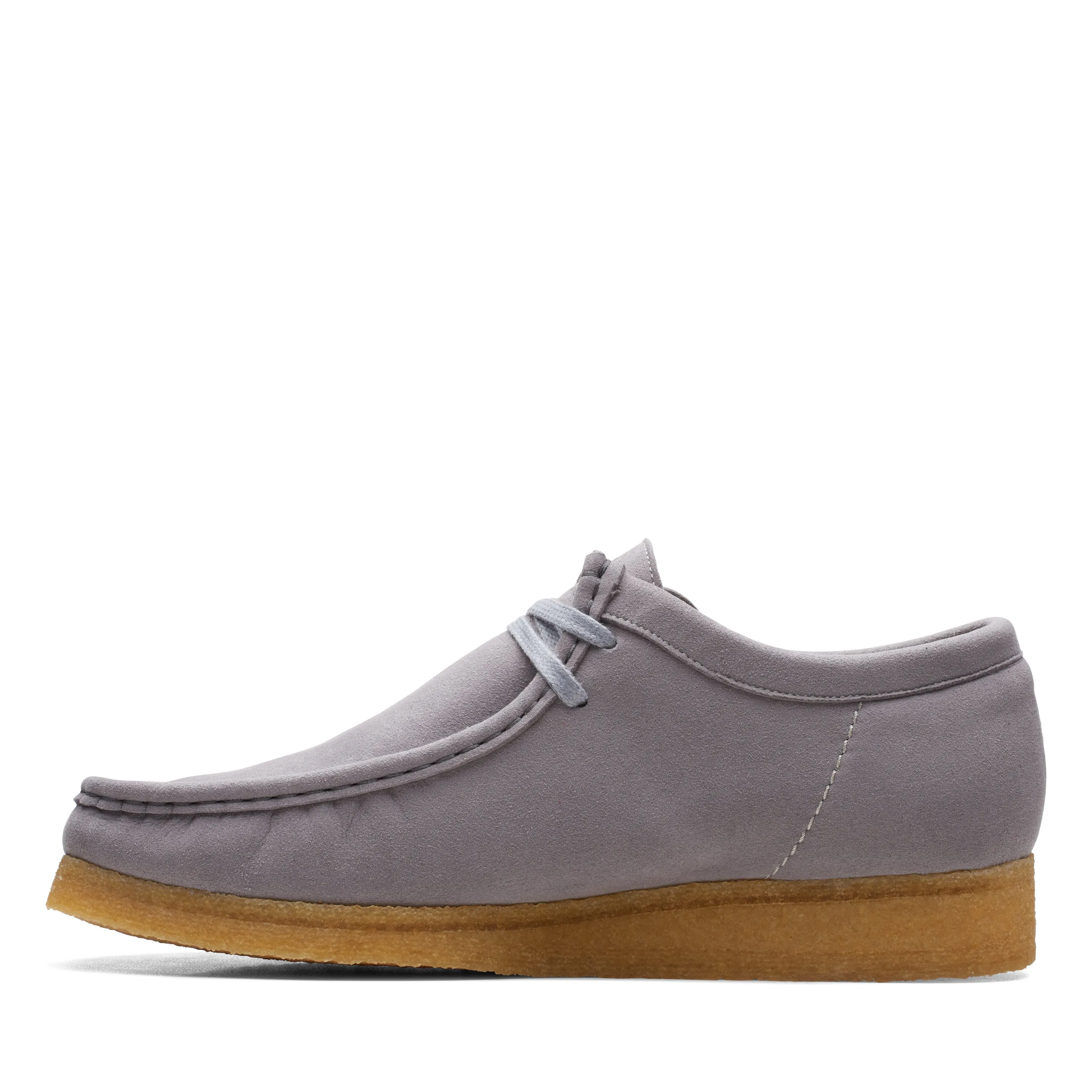 Clarks Mens Wallabee Shoes Grey