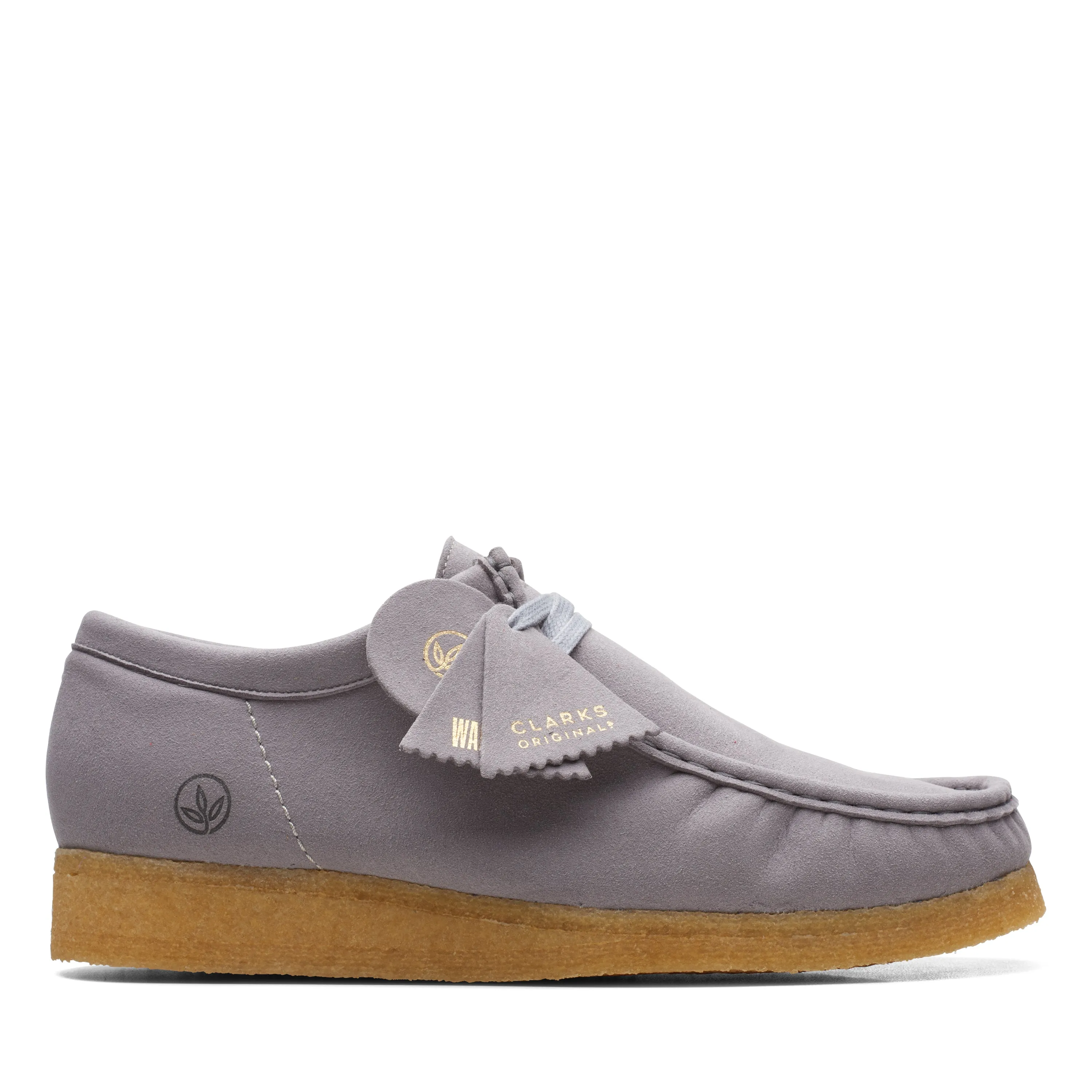 Clarks Mens Wallabee Shoes Grey