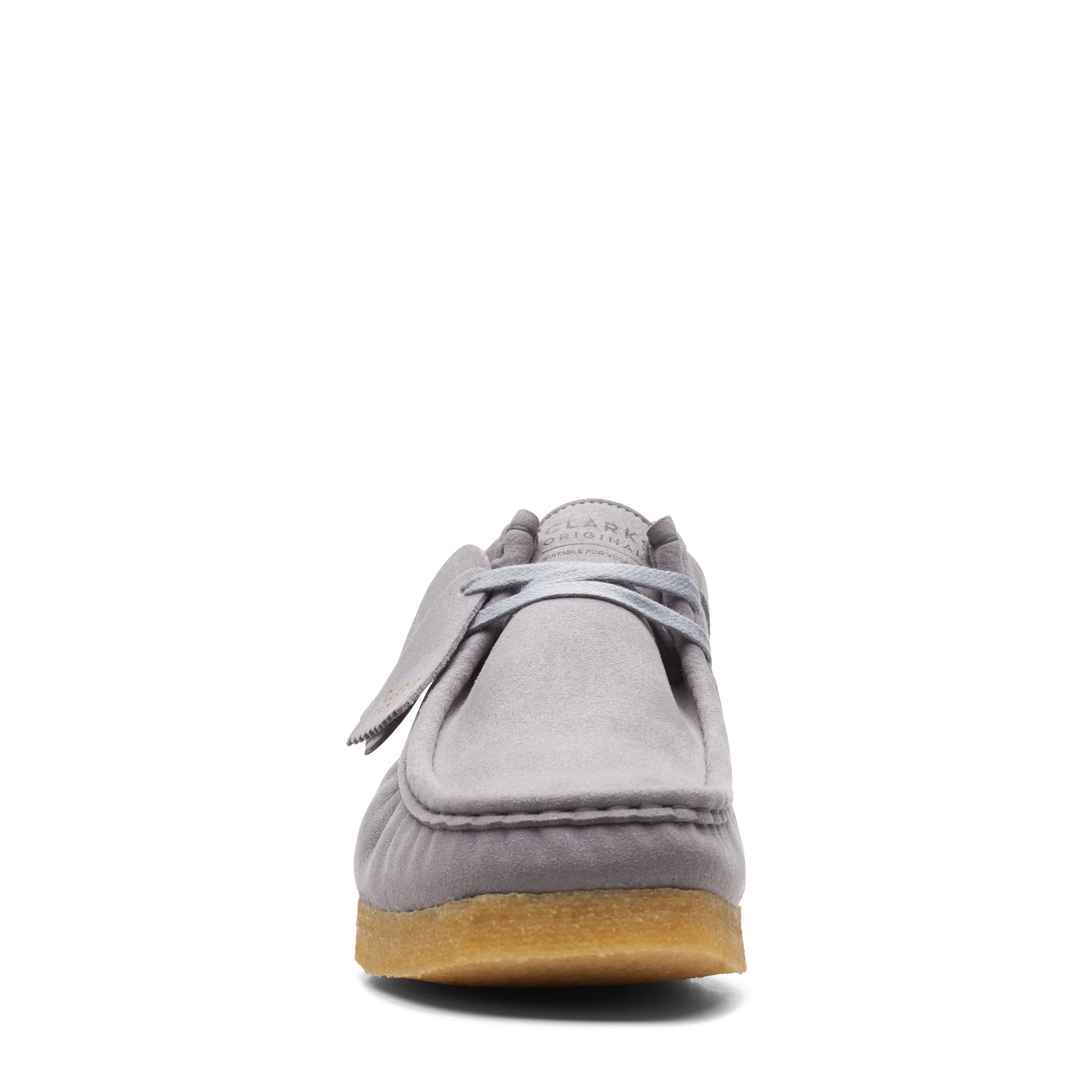 Clarks Mens Wallabee Shoes Grey