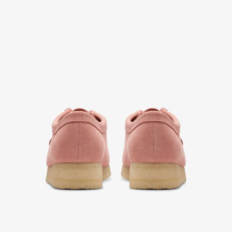 Clarks Women Wallabee Blush Pink Suede 26175671