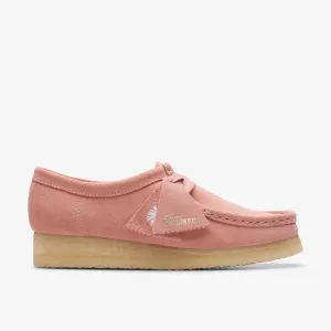 Clarks Women Wallabee Blush Pink Suede 26175671