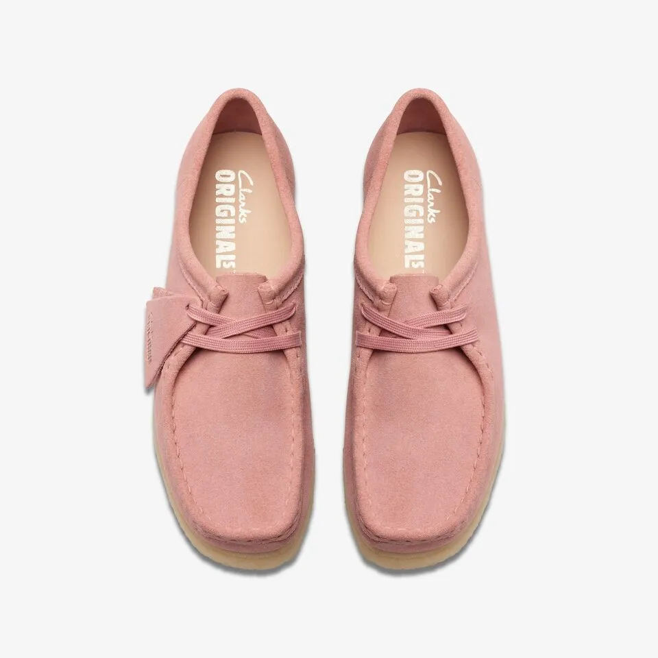Clarks Women Wallabee Blush Pink Suede 26175671