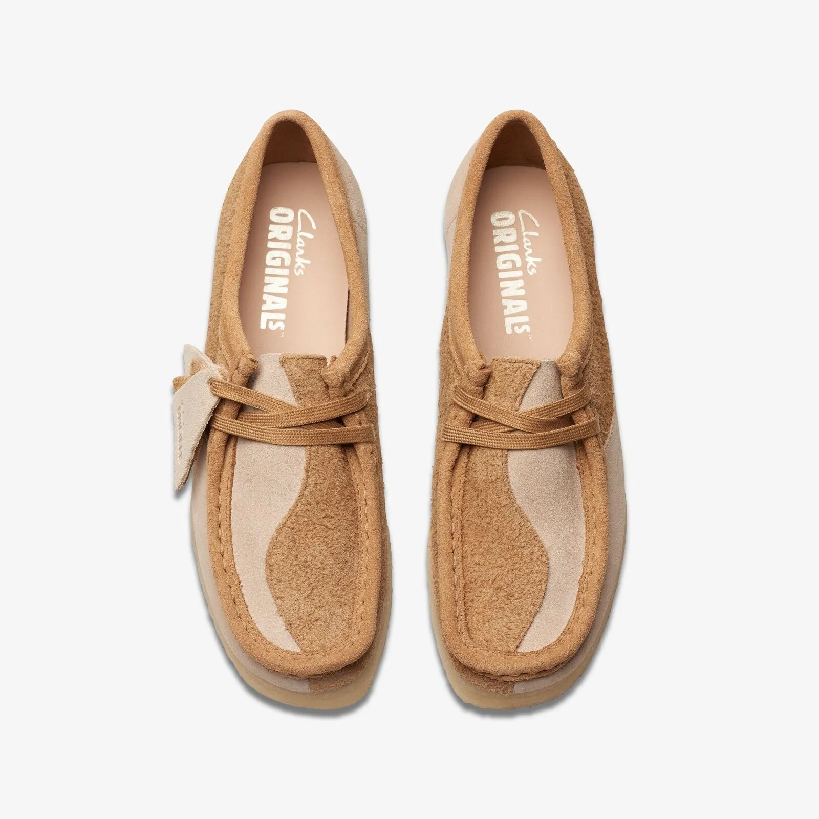 Clarks Women Wallabee Mid Tan Combi 26176524