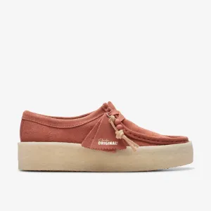 Clarks Women's Wallabee Cup Terracotta Suede