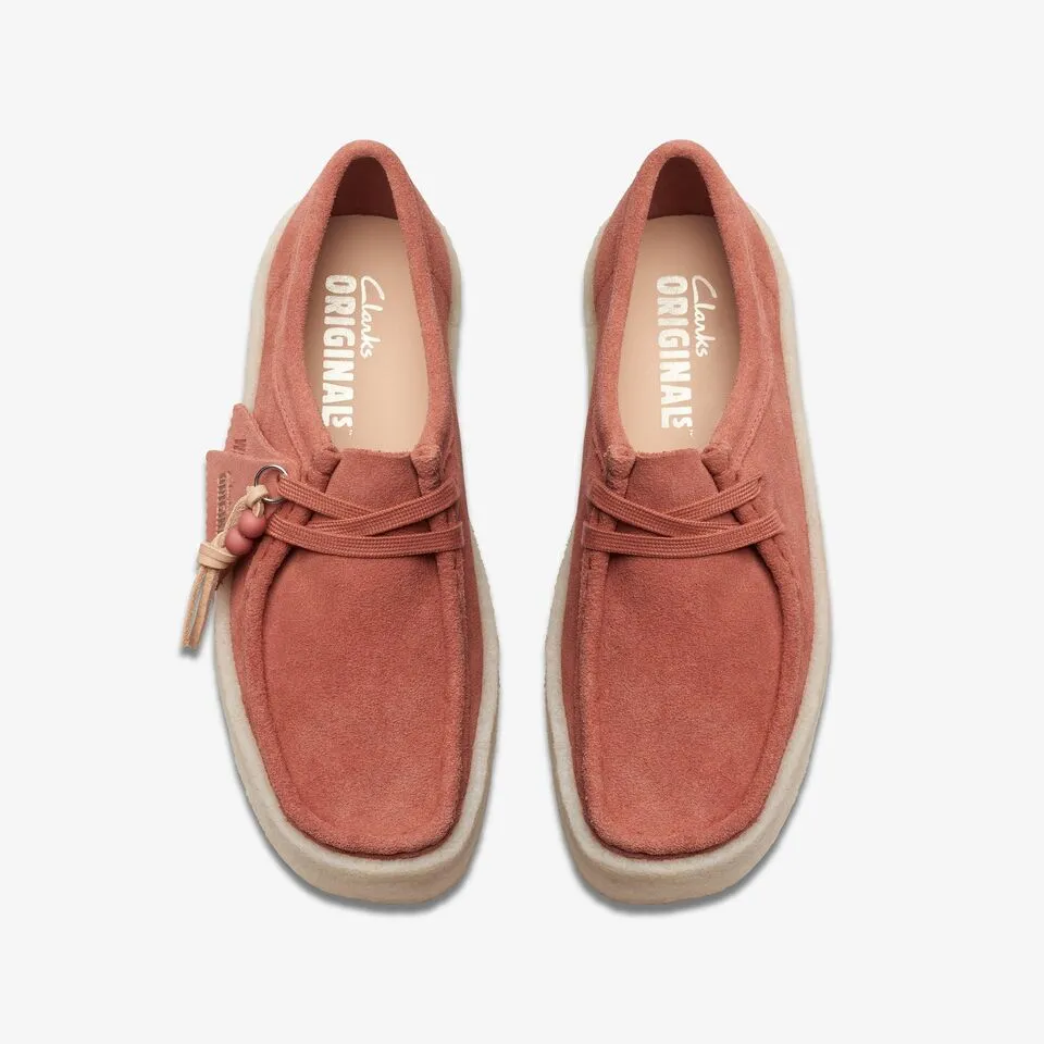 Clarks Women's Wallabee Cup Terracotta Suede