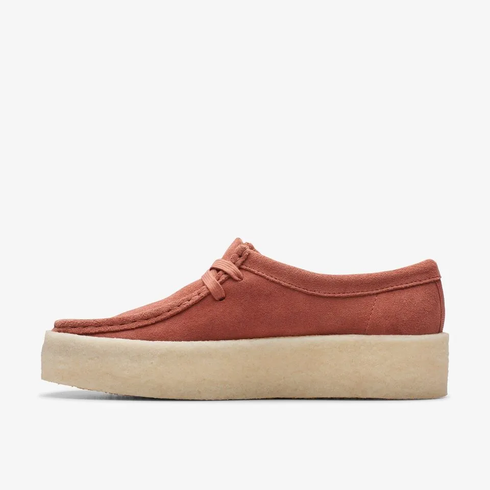 Clarks Women's Wallabee Cup Terracotta Suede