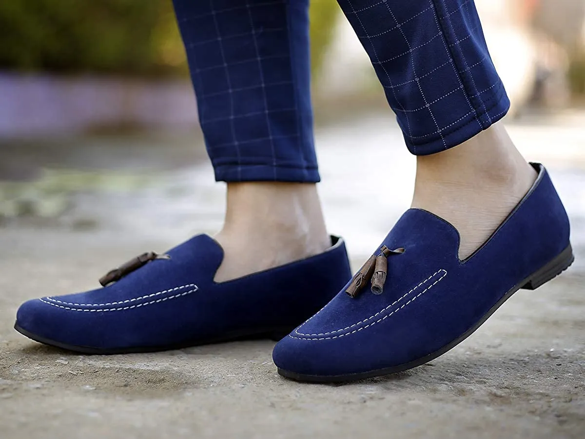 Classic Suede Material Loafer & Moccasin Casual Shoes For Men's-Unique and Classy