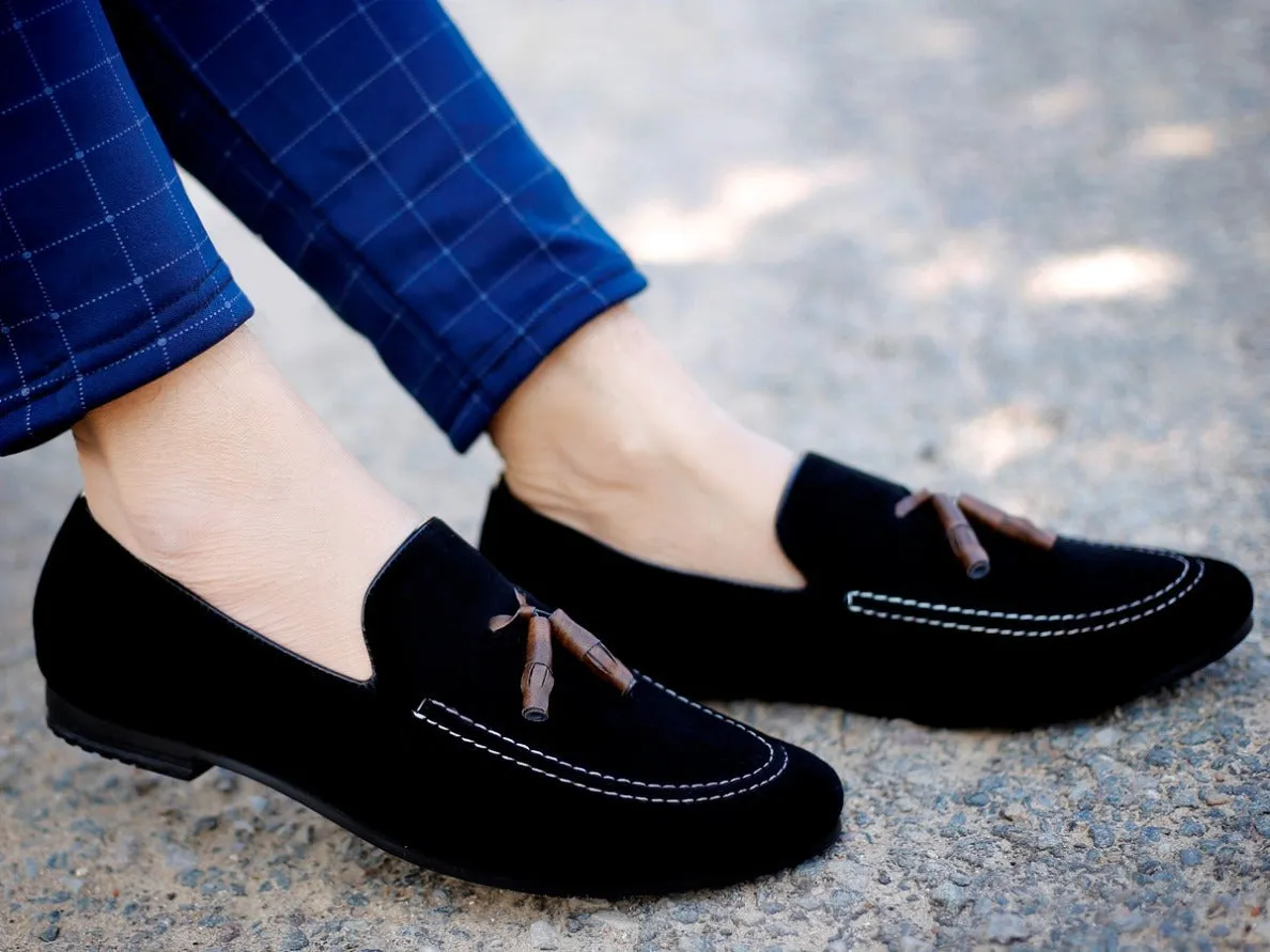 Classic Suede Material Loafer & Moccasin Casual Shoes For Men's-Unique and Classy