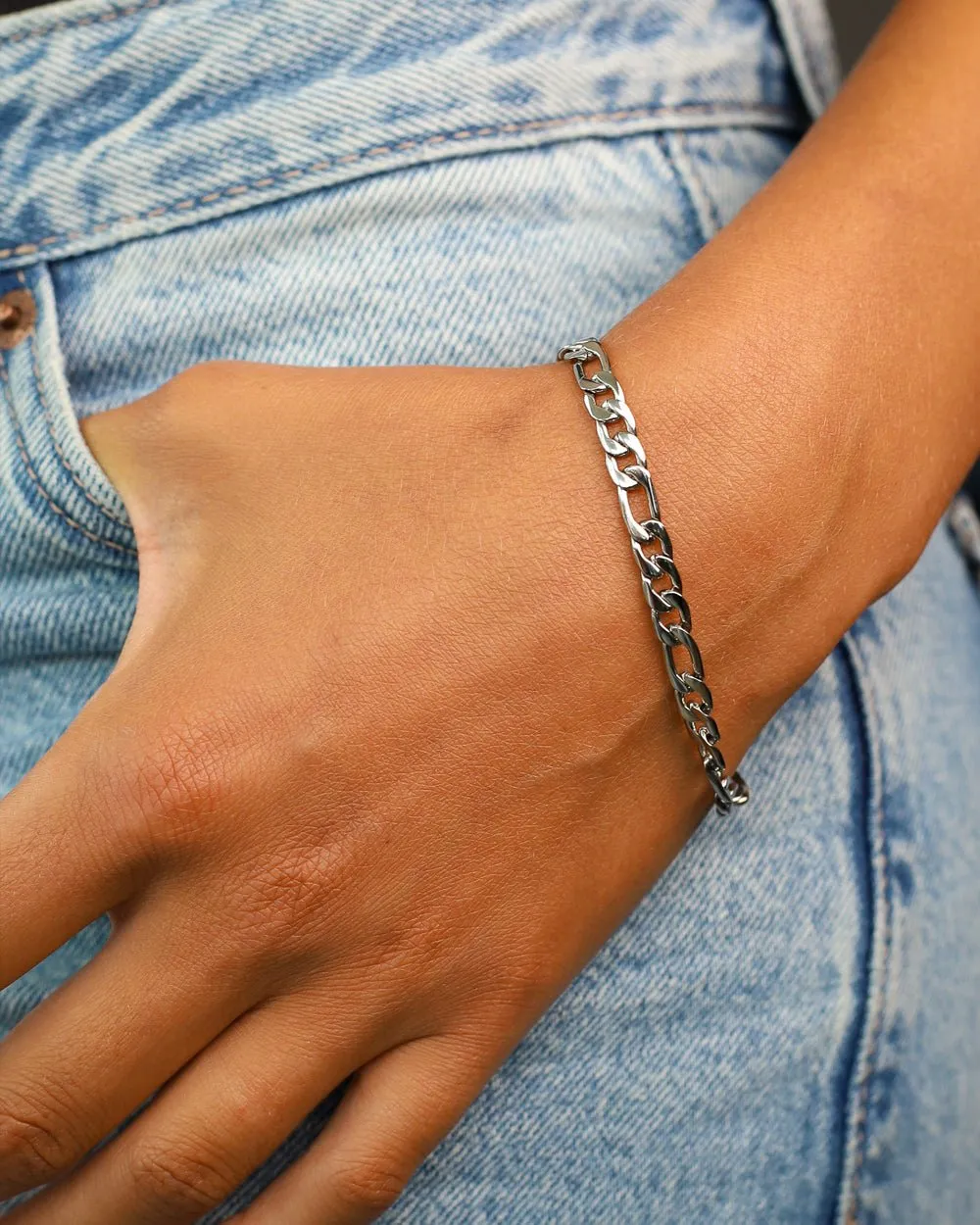 CLEAN FIGARO BRACELET. - 5MM
