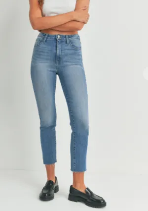 Clean Slender Straight Light Denim