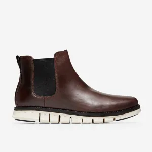 Cole Haan ZERØGRAND Chelsea Water Proof Chestnut Leather/Ivory