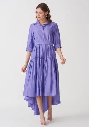 Cotton- Women's Casual Work Flared Dress