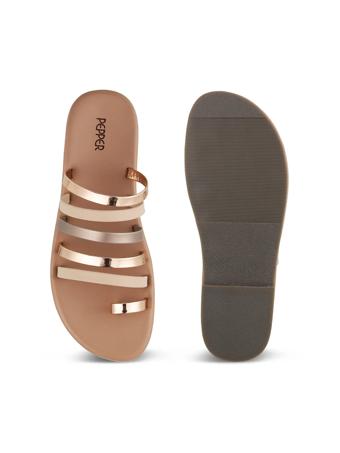 Criss Cross Flat Strap Sandal