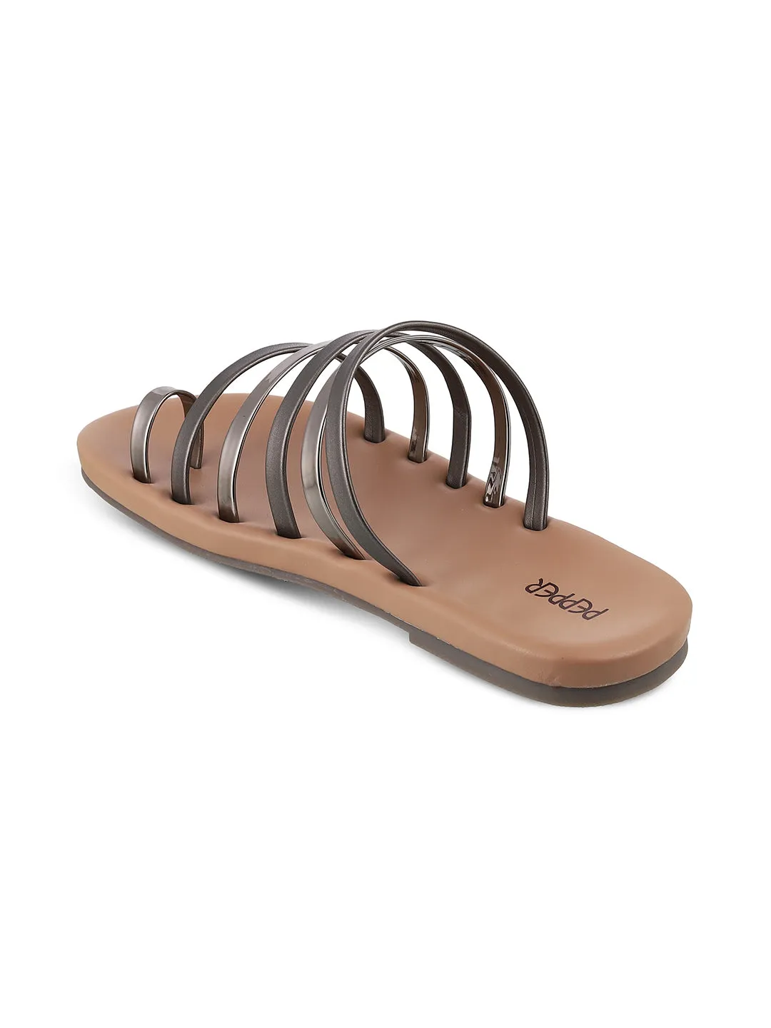 Criss Cross Flat Strap Sandal
