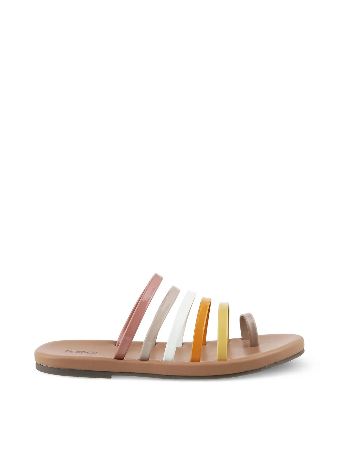 Criss Cross Flat Strap Sandal