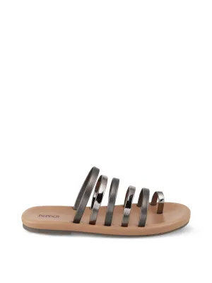 Criss Cross Flat Strap Sandal