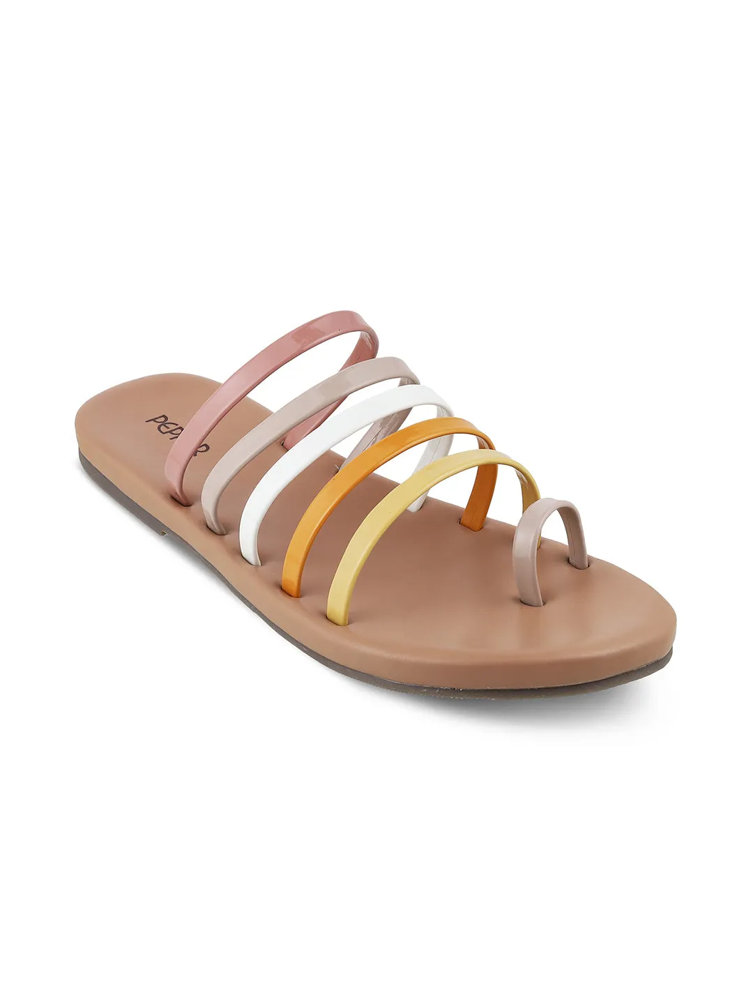 Criss Cross Flat Strap Sandal