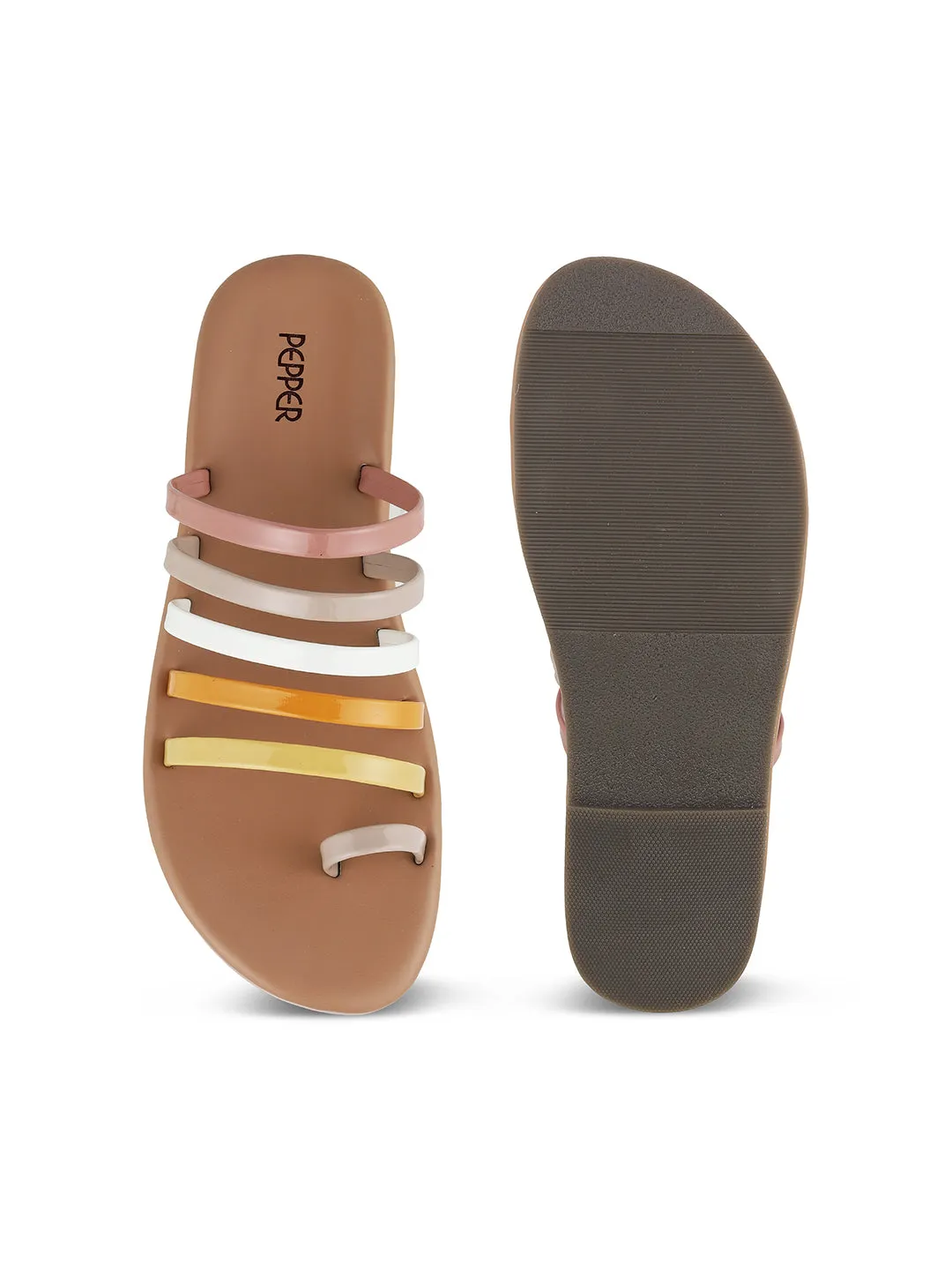 Criss Cross Flat Strap Sandal