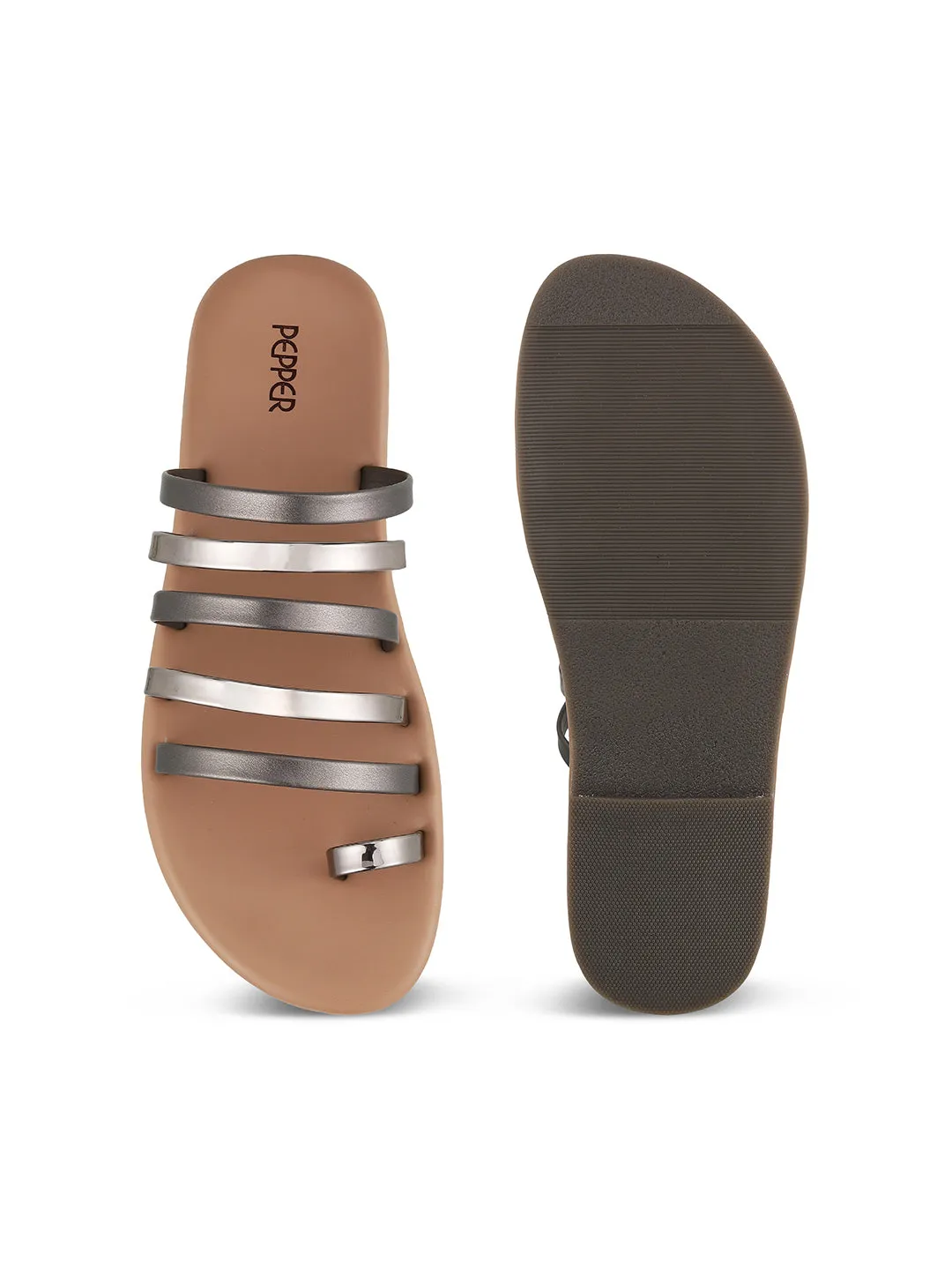 Criss Cross Flat Strap Sandal