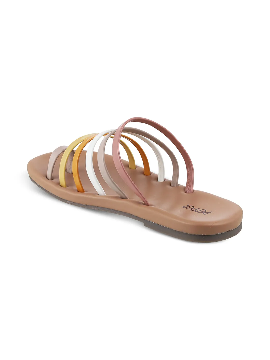 Criss Cross Flat Strap Sandal