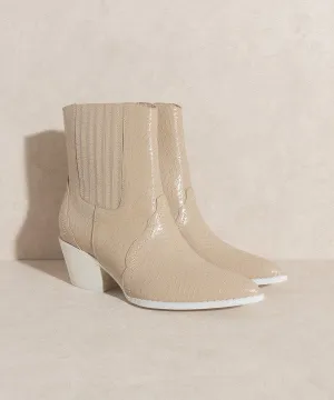 Dawn - Paneled Western Bootie - Boots For Women