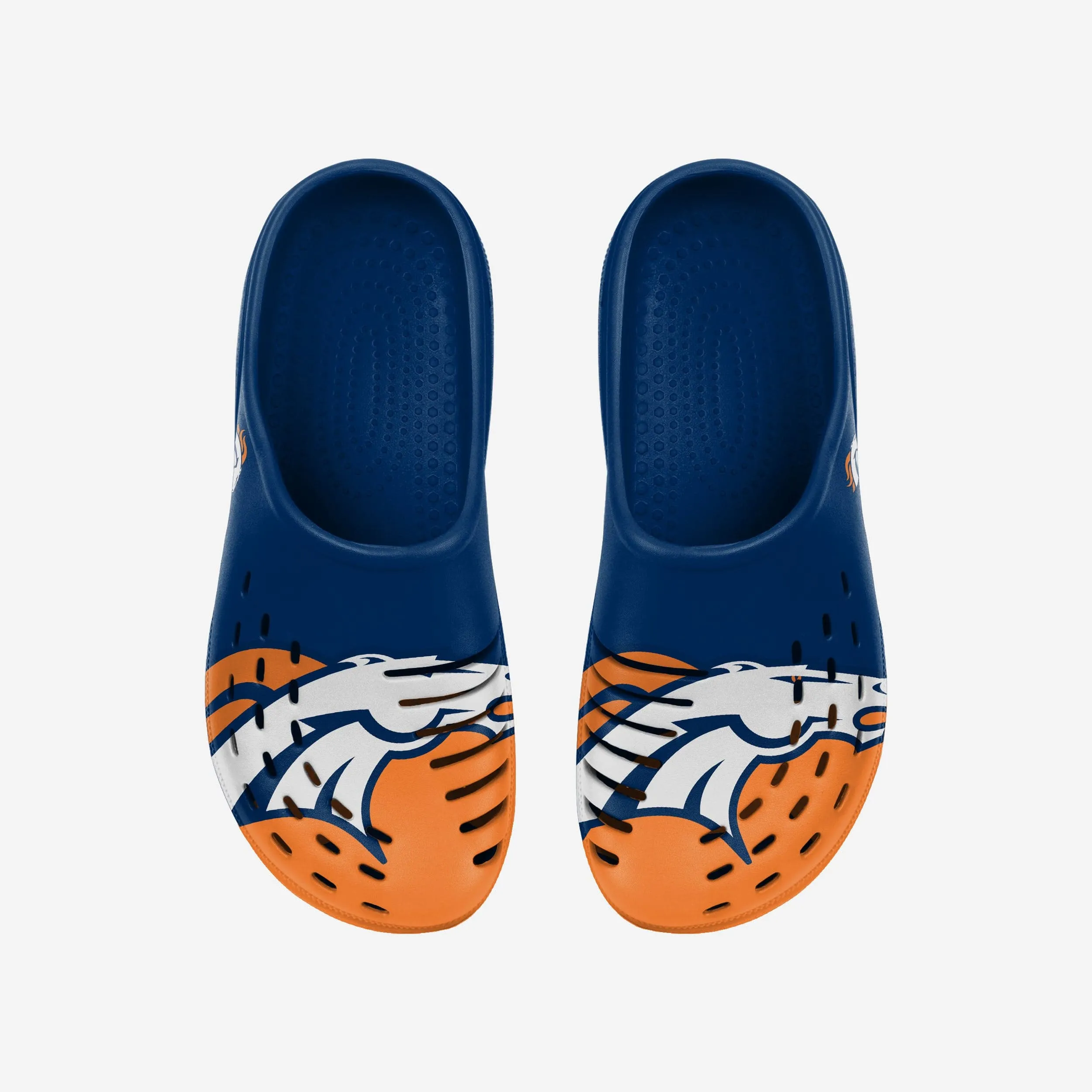 Denver Broncos Colorblock Big Logo Clog