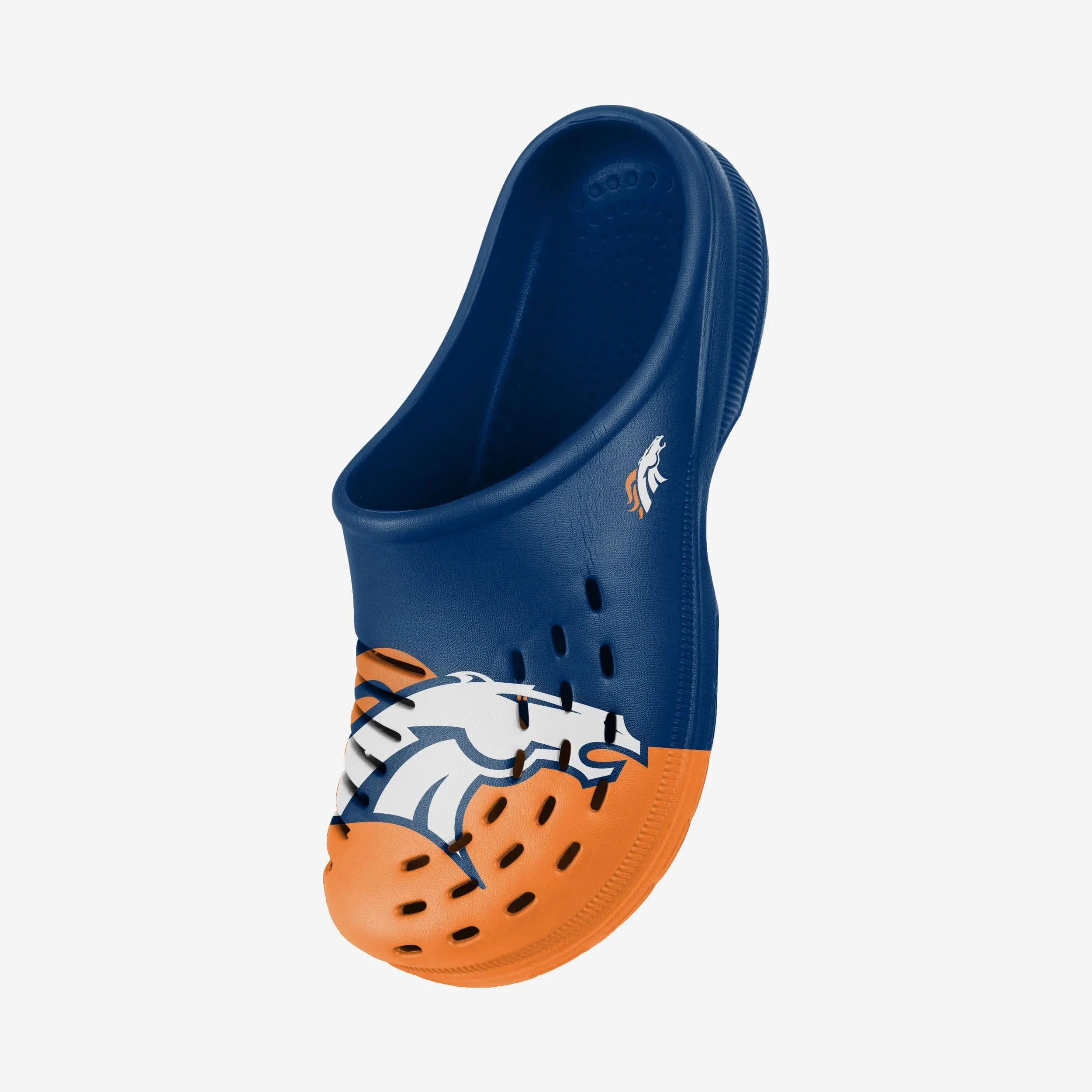 Denver Broncos Colorblock Big Logo Clog