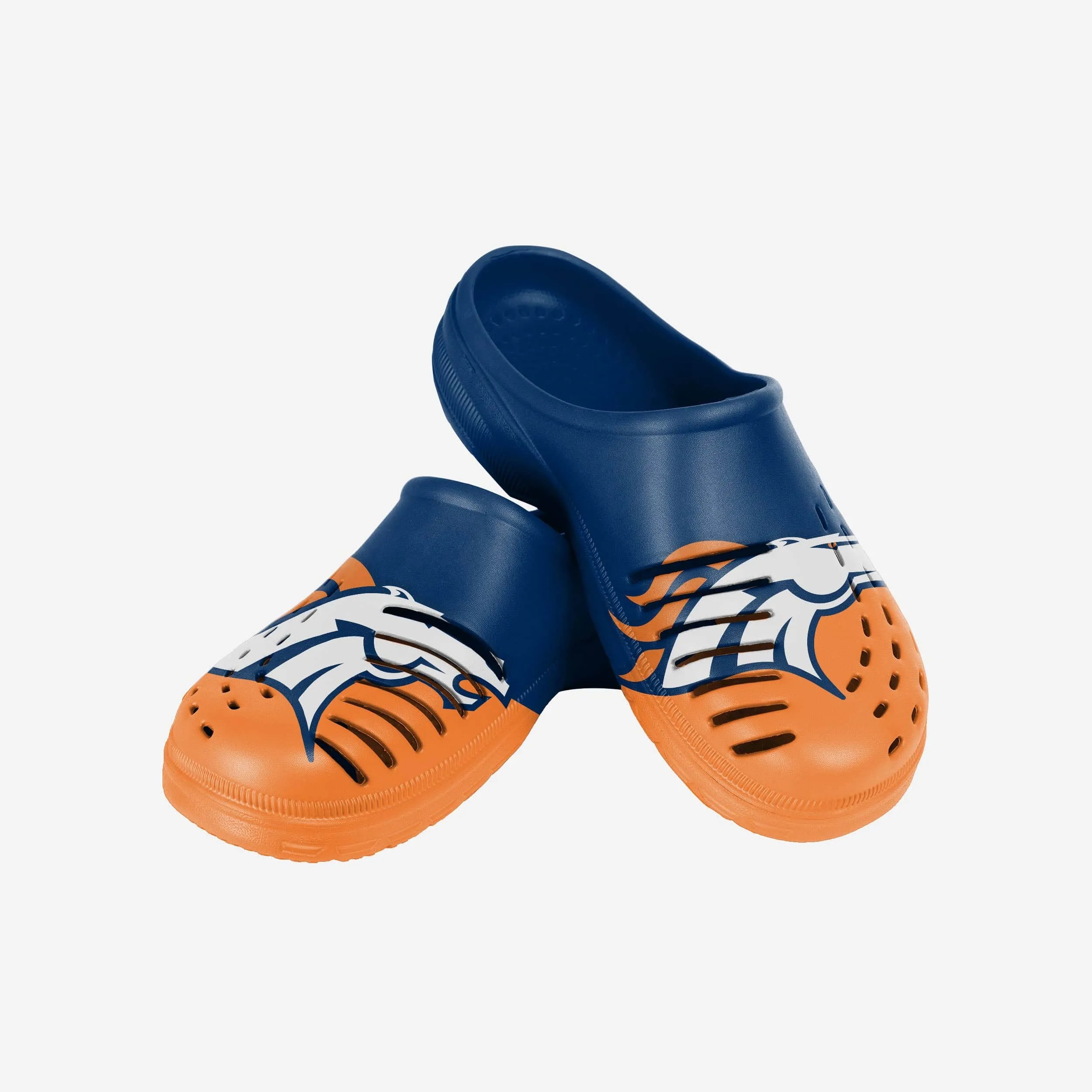 Denver Broncos Colorblock Big Logo Clog