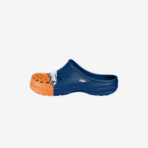 Denver Broncos Youth Colorblock Big Logo Clog