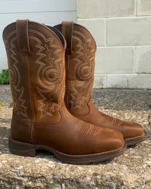 Durango Rebel Work Brown Steel Toe Waterproof Square Toe Work Boots DDB0389