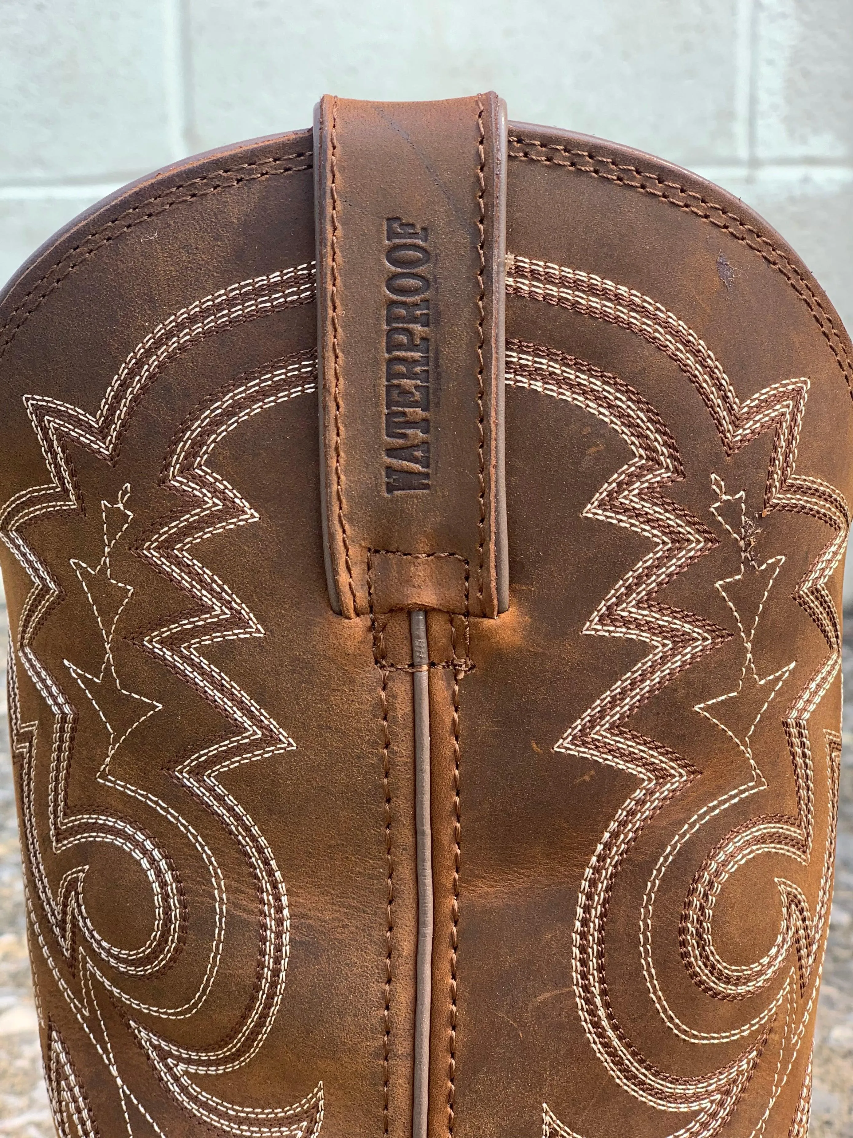 Durango Rebel Work Brown Steel Toe Waterproof Square Toe Work Boots DDB0389