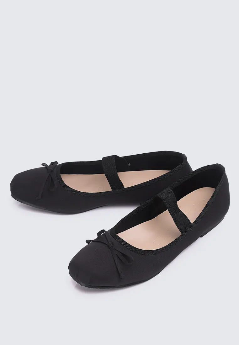 Eleanee Comfy Ballerina In Black