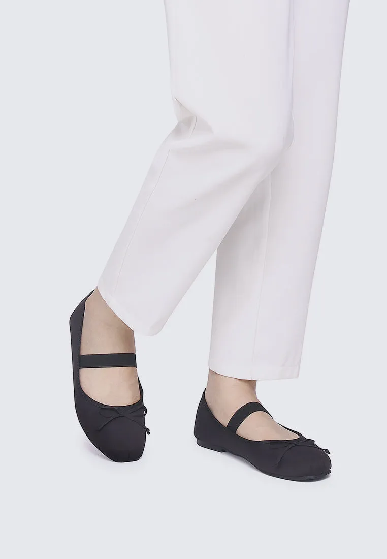 Eleanee Comfy Ballerina In Black