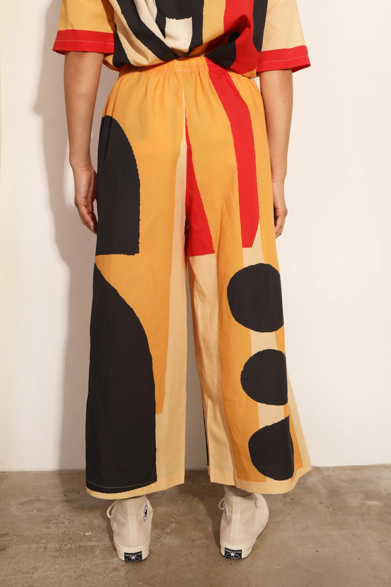 Ellis Trouser Collage Print Bold