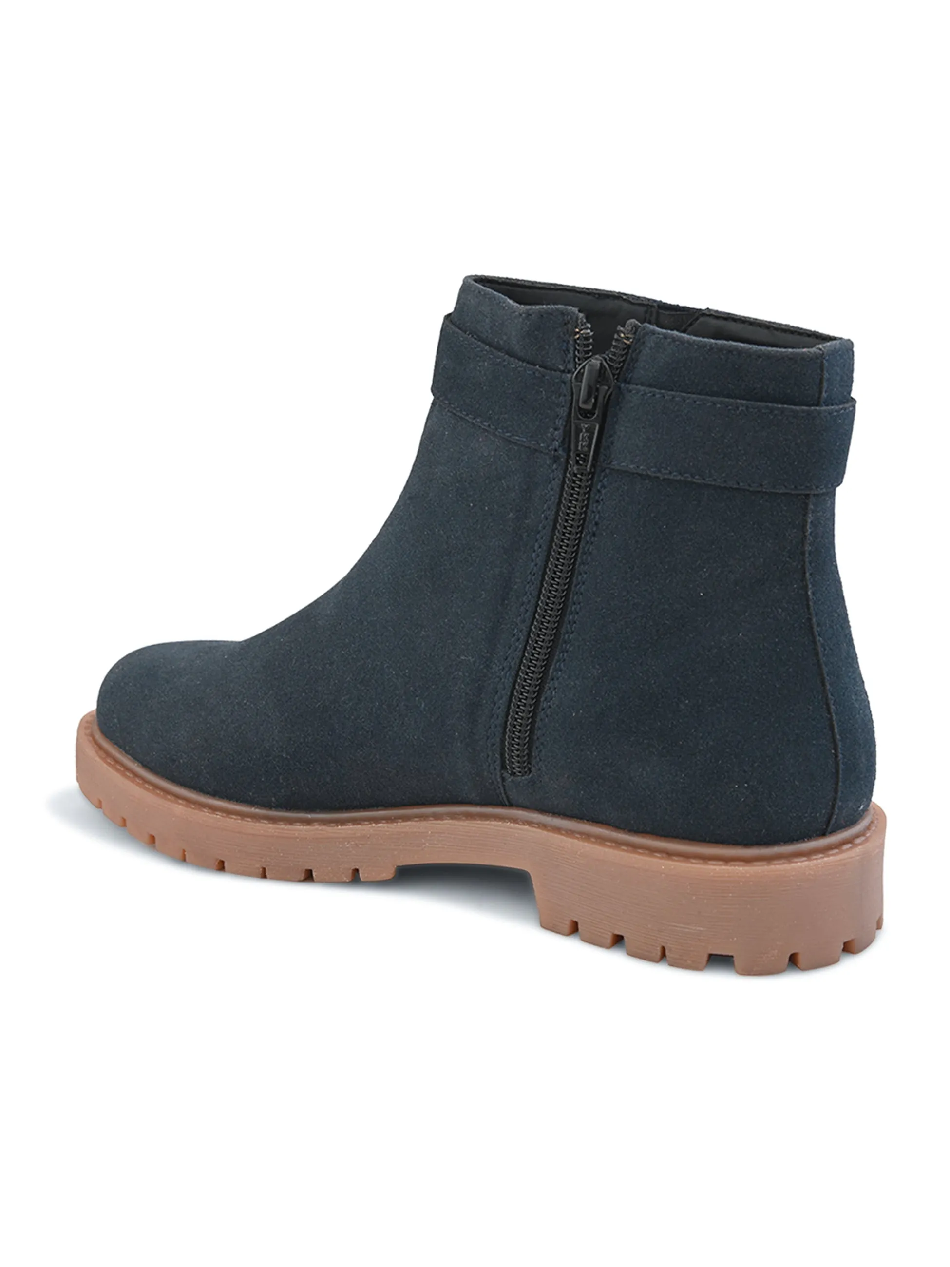 Emery Women Blue Ankle Boots