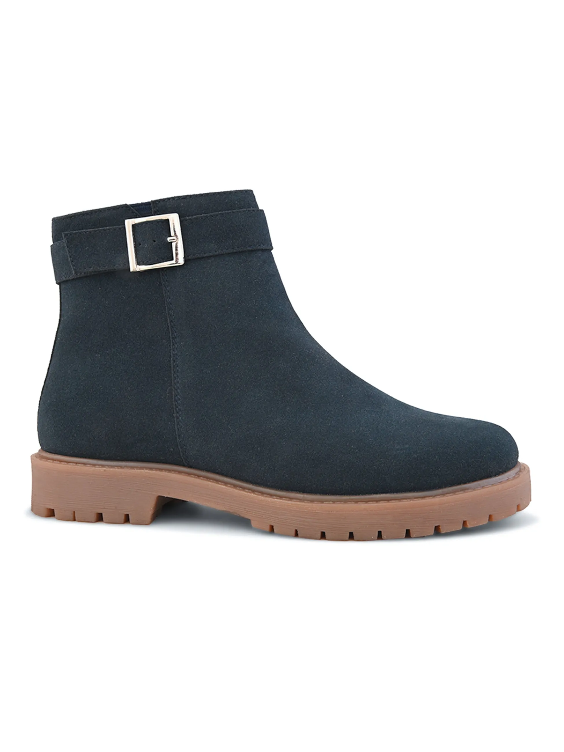 Emery Women Blue Ankle Boots