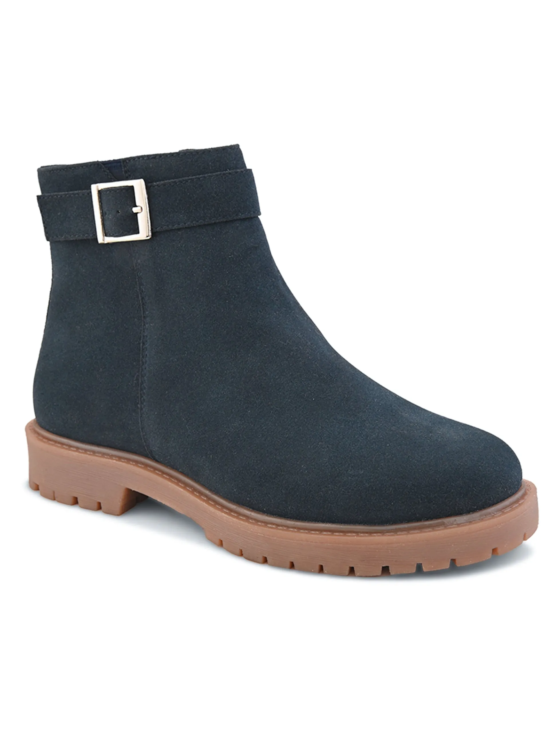 Emery Women Blue Ankle Boots