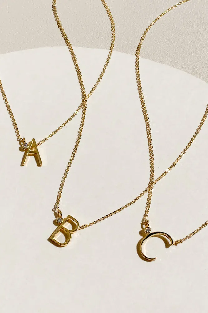 Evie Initial Necklace