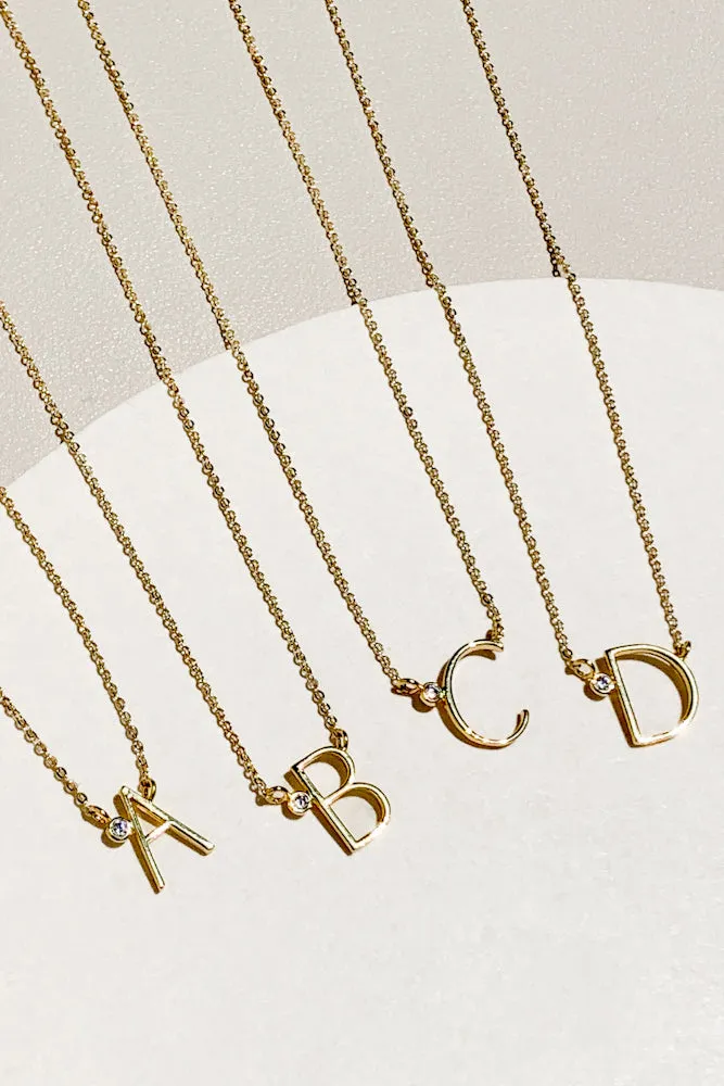 Evie Initial Necklace