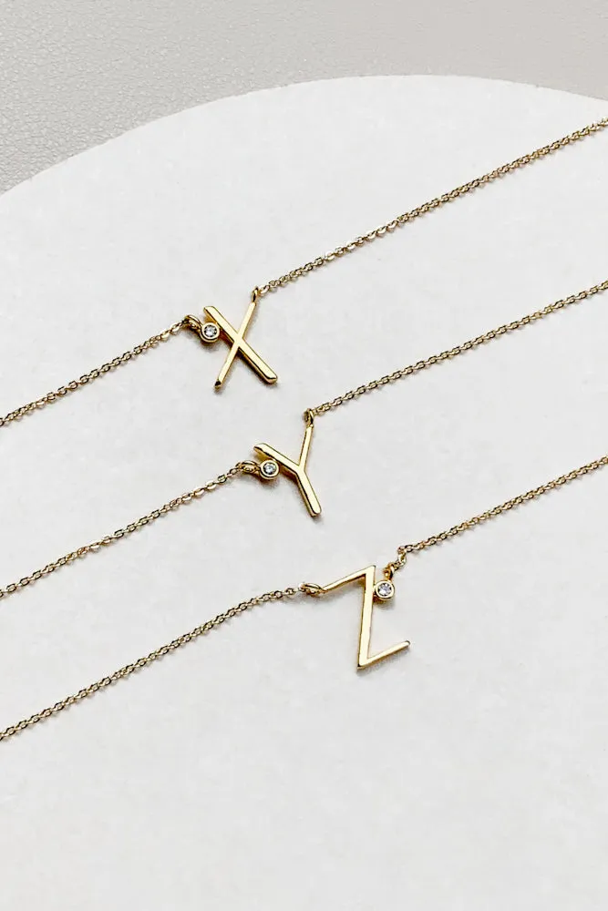Evie Initial Necklace