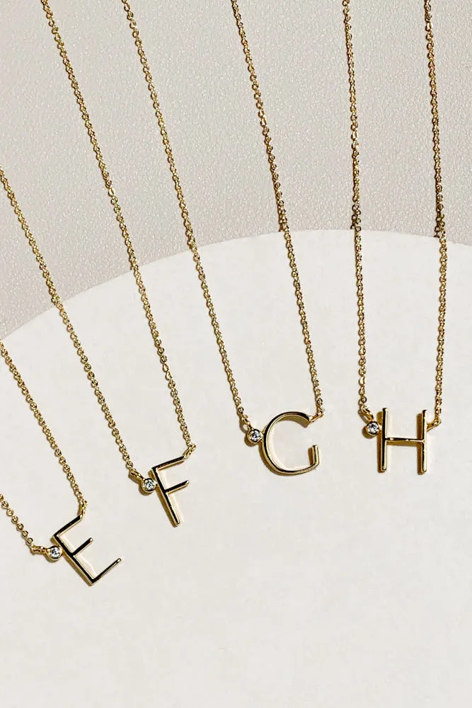Evie Initial Necklace