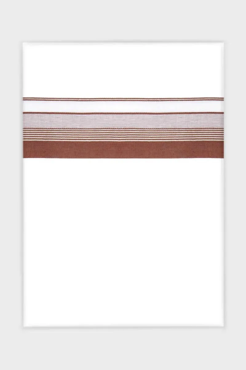 Fahadh Imran - Brown Smooth Smooth Cotton Double Layered Dhoti With Fancy Borders | Uathayam