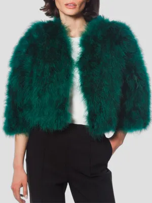 Feather Boloro in Green