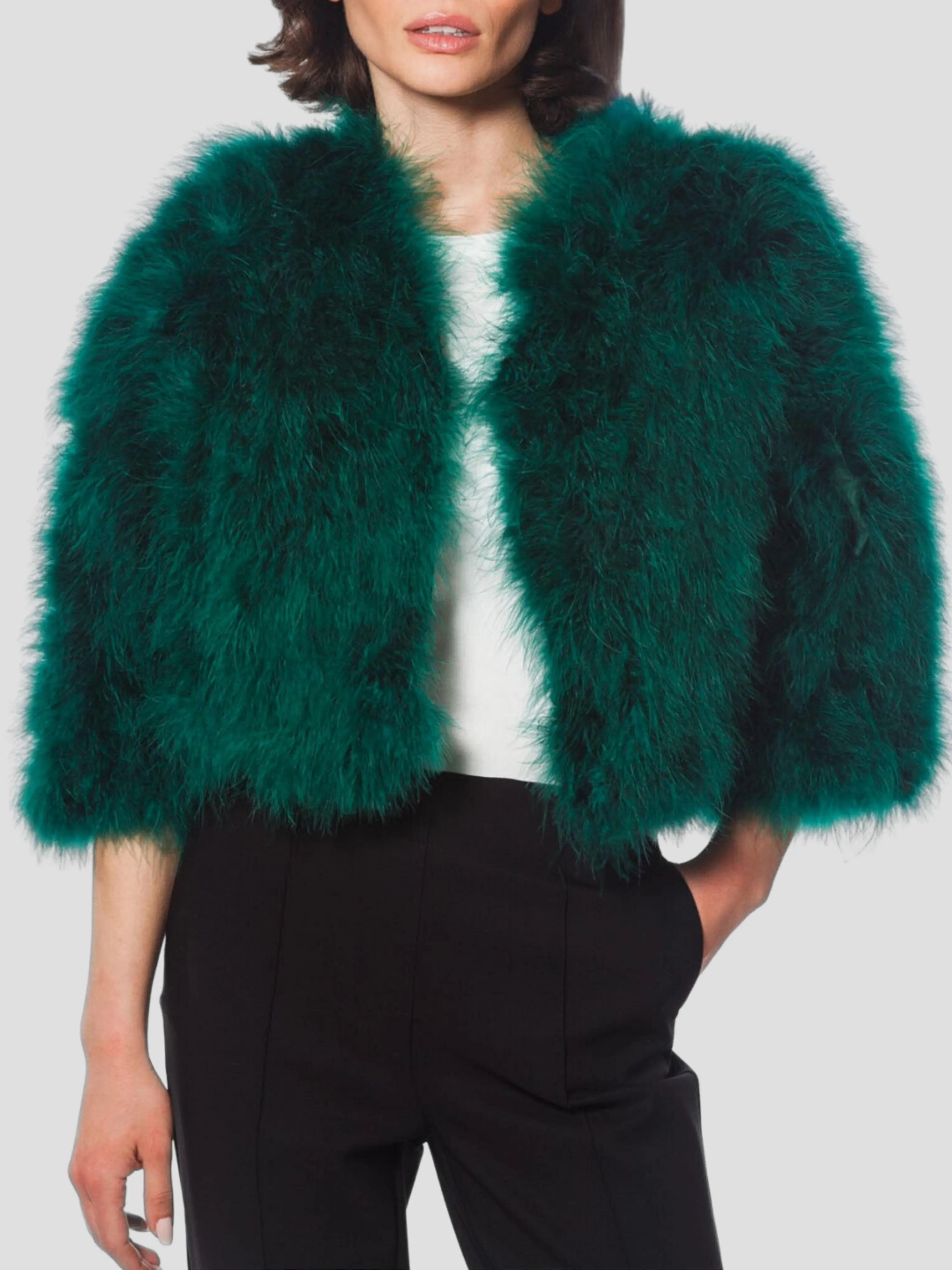 Feather Boloro in Green