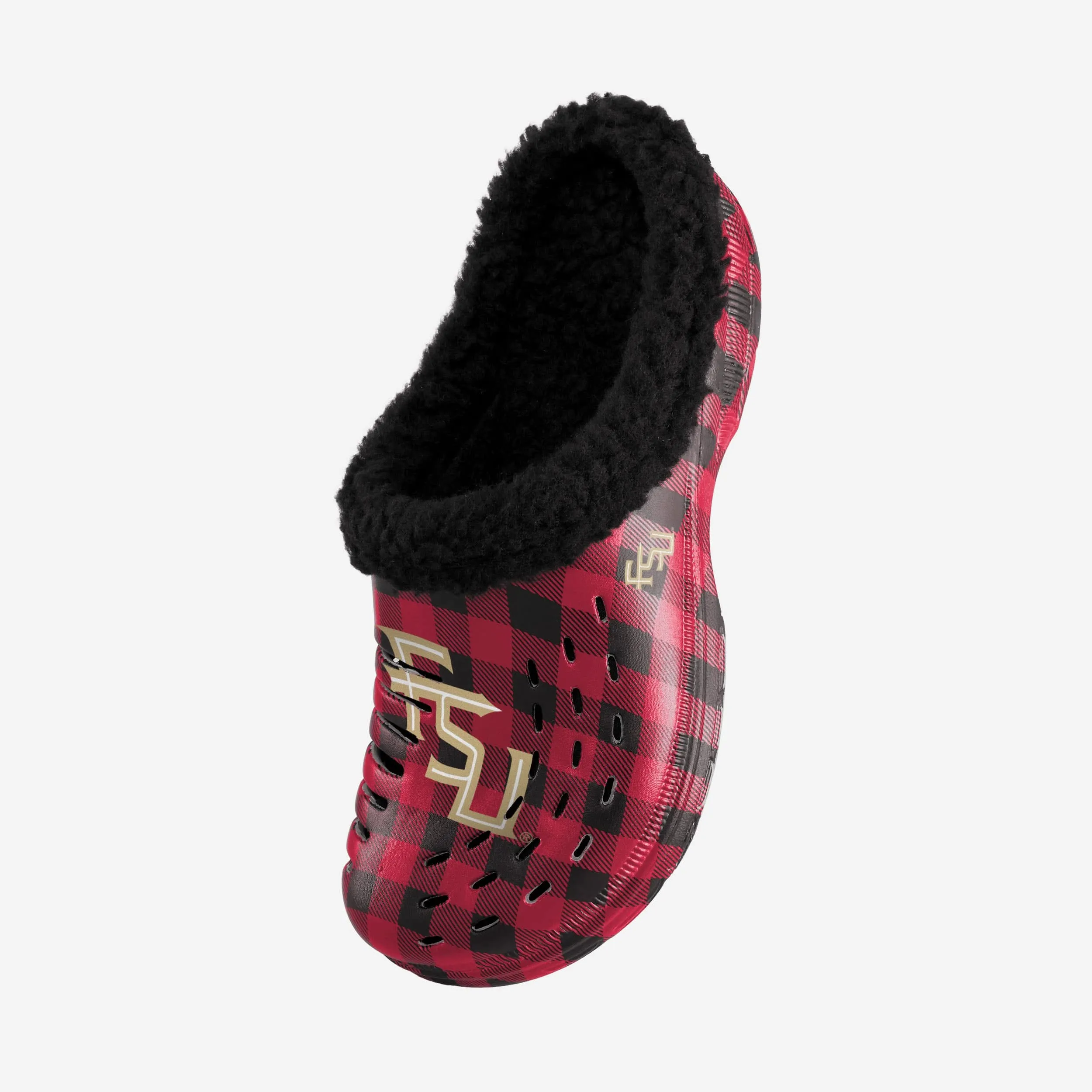Florida State Seminoles Sherpa Lined Buffalo Check Clog